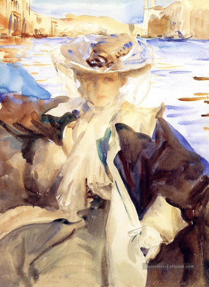 Jane de Glehn dans un portrait de gondole John Singer Sargent Peintures à l'huile